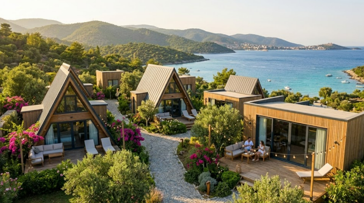 Muğla’da Güvenli Yaşam: Yeni Çelik Villa Projemiz